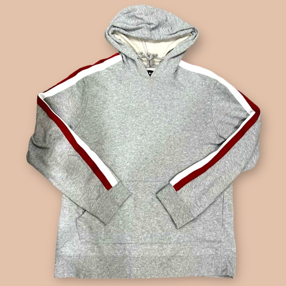 Pacsun Sweatshirt Small Pullover Hoodie Striped Relaxed Drawstring